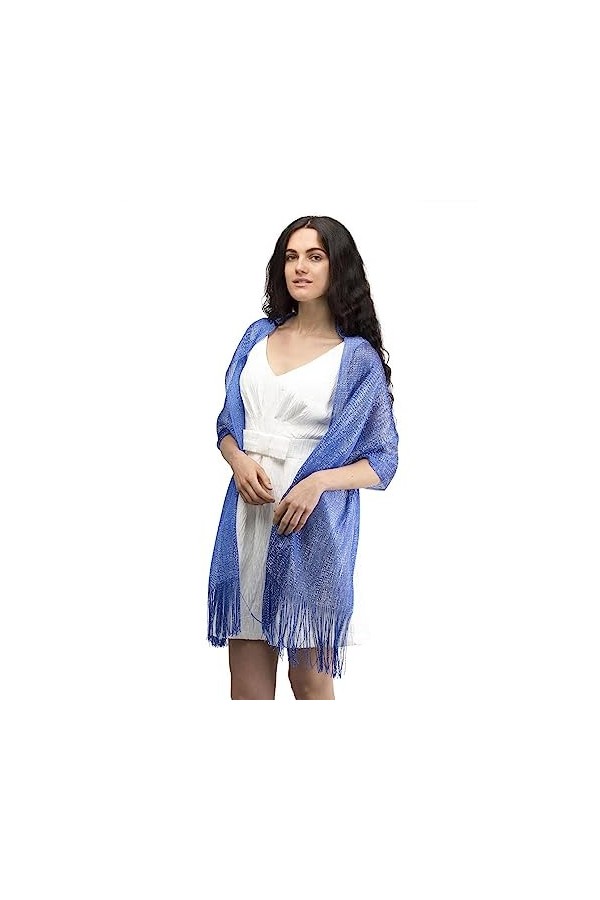 Cloud9Basic - Châle - Femme - Bleu - taille unique