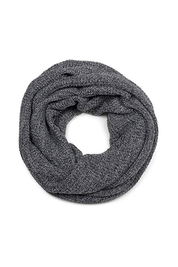 styleBREAKER écharpe unisexe Loop tricotée avec motif à carreaux, foulard dhiver, écharpe tricotée, écharpe tube, fabriqué e