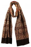 Touchstone Indian Heritage Fabric Ajrakh Stole Scarf for Women. Pack of 1 . Red & Beige