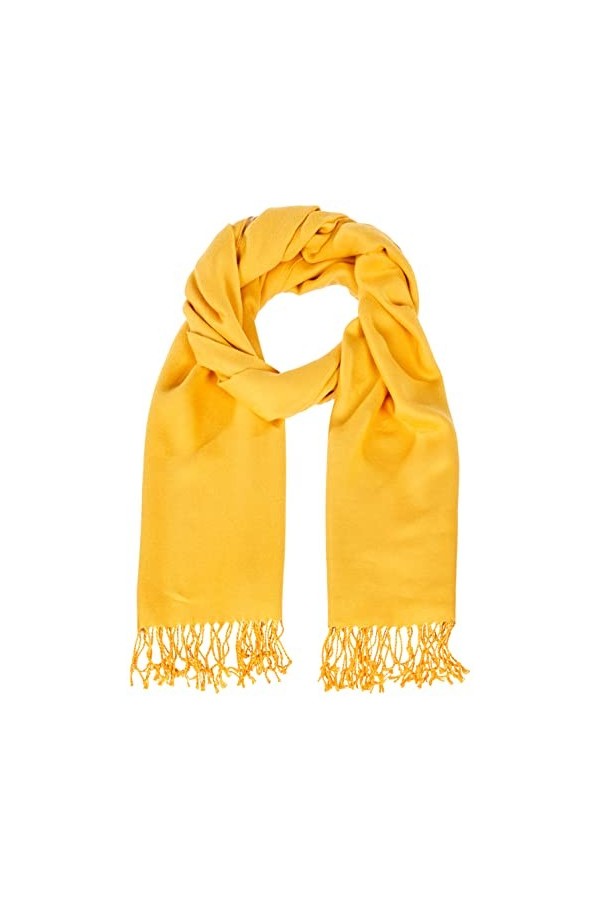 United Colors of Benetton Femme Écharpe 6hikd52uu CHARPE, Jaune 910, Taille unique EU