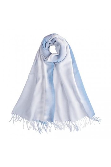 LumiSyne Hiver Écharpe Châle En Cachemire Pour Femmes Dégradé De Couleurs Écharpe Pashmina Avec Gland Longue Grande Foulard D
