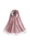 LumiSyne Hiver Écharpe Châle En Cachemire Pour Femmes Dégradé De Couleurs Écharpe Pashmina Avec Gland Longue Grande Foulard D