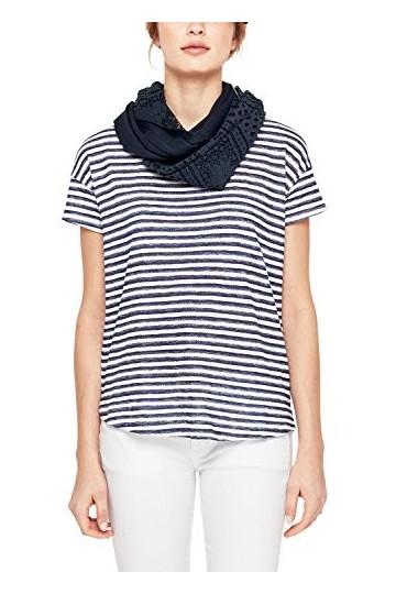 s.Oliver 39.804.91.8890 Châle, Bleu Eclipse 5884 , Unique Taille du Fabricant: 1 Femme