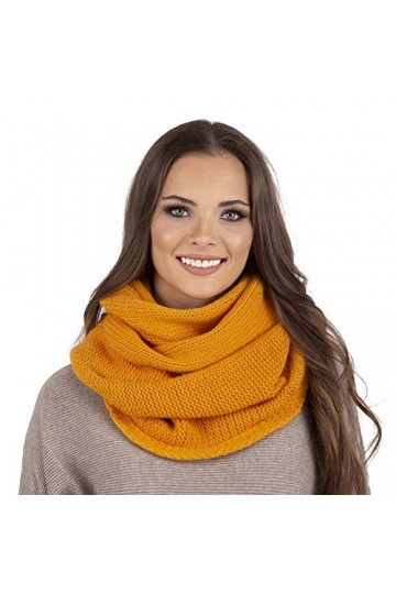 VIVISENCE Écharpe Cache-Cou Dhiver 7103, Gris Foncé,UNI