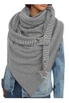 Niwicee Echarpe Chaude Hiver Femme, Écharpe Grandes Longues Foulards Pashmina Triangle Châle Pour Femme （Taille Unique）
