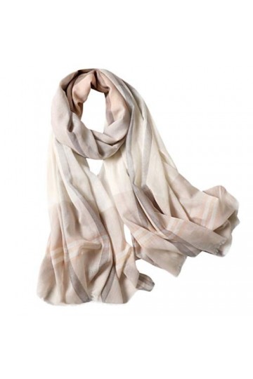 DEBAIJIA Femmes Echarpe Soie Sensation Dame Foulard Léger Châles Wraps Neckerchief