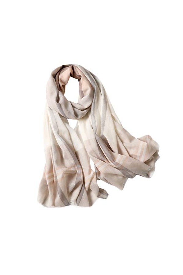 DEBAIJIA Femmes Echarpe Soie Sensation Dame Foulard Léger Châles Wraps Neckerchief