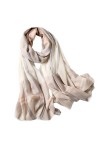 DEBAIJIA Femmes Echarpe Soie Sensation Dame Foulard Léger Châles Wraps Neckerchief