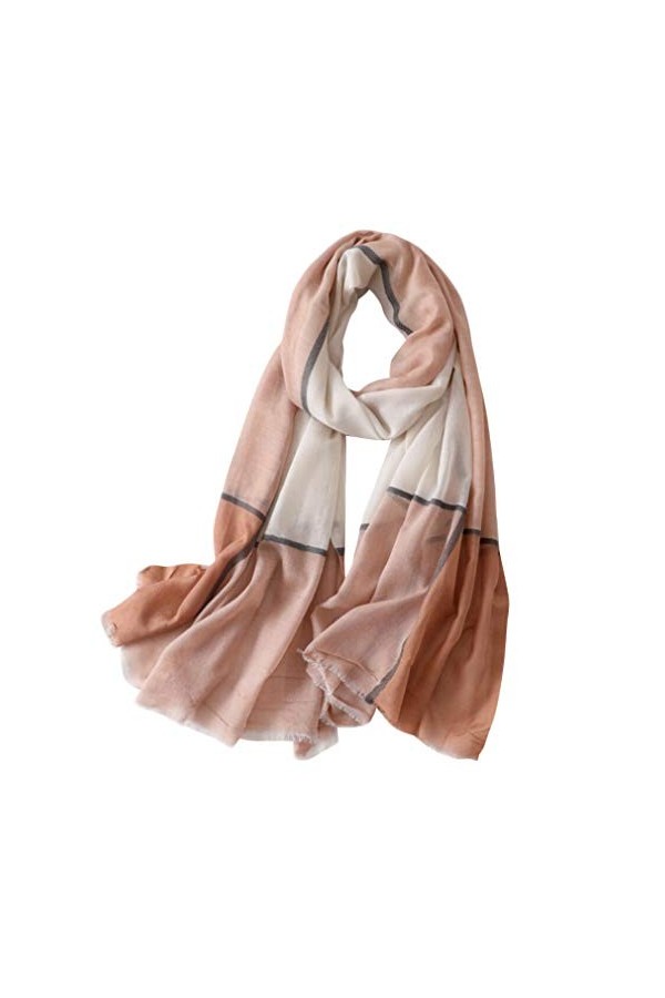 DEBAIJIA Femmes Echarpe Soie Sensation Dame Foulard Léger Châles Wraps Neckerchief