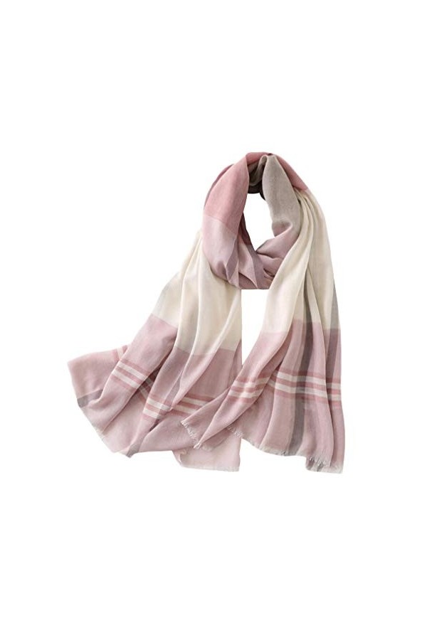 DEBAIJIA Femmes Echarpe Soie Sensation Dame Foulard Léger Châles Wraps Neckerchief