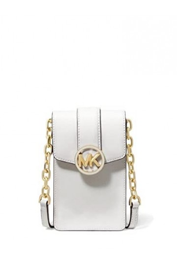MICHAEL KORS Carmen Sac à bandoulière pour smartphone Petit logo, mûre, Small