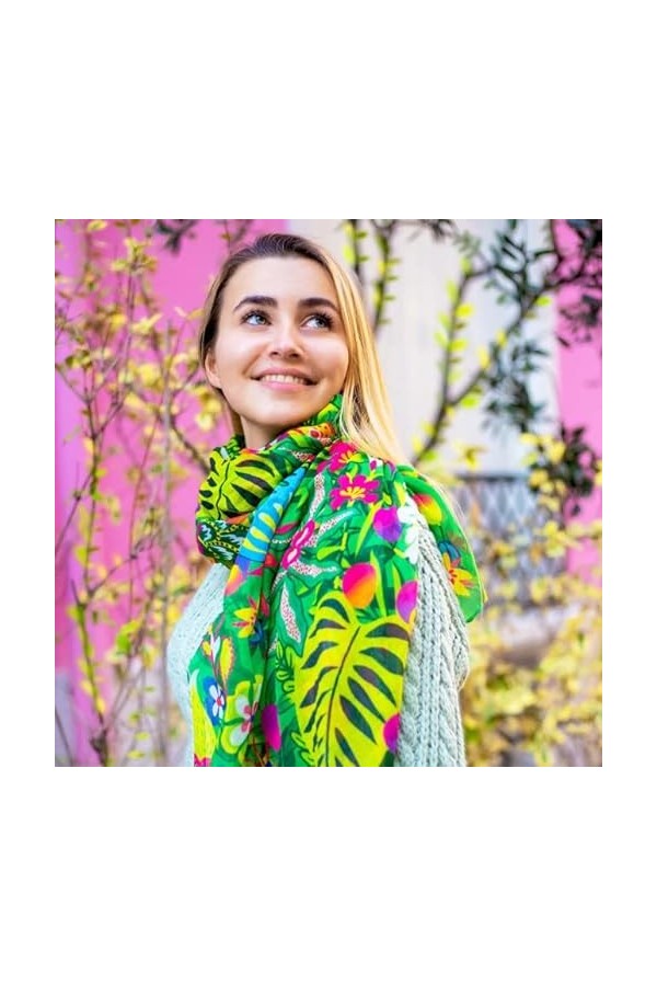 Pylones - Foulard/Paréo Coloré Balade - Printemps - 100x 180 cm