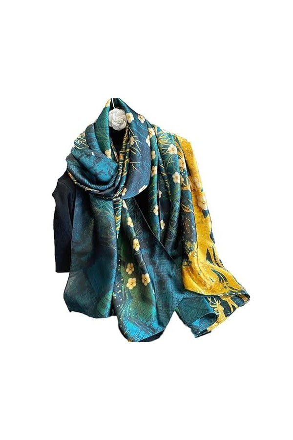 Carré De Soie Miya XL Beige | Foulard En Soie | MON HIJAB MODEST Co