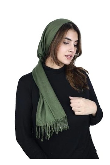 Châles et écharpes pashmina de luxe dhiver – Foulards et écharpes tendance pour femme – Toutes saisons – Brillance douce et 