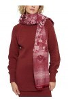 Esprit Accessoires 111ea1q303 Écharpe tendance, rouge Foncé, Taille unique Femme