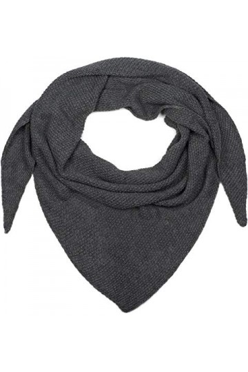 styleBREAKER Écharpe triangle XXL pour femmes avec motif de grain de riz en couleurs unies, écharpe, écharpe légère 01020042,