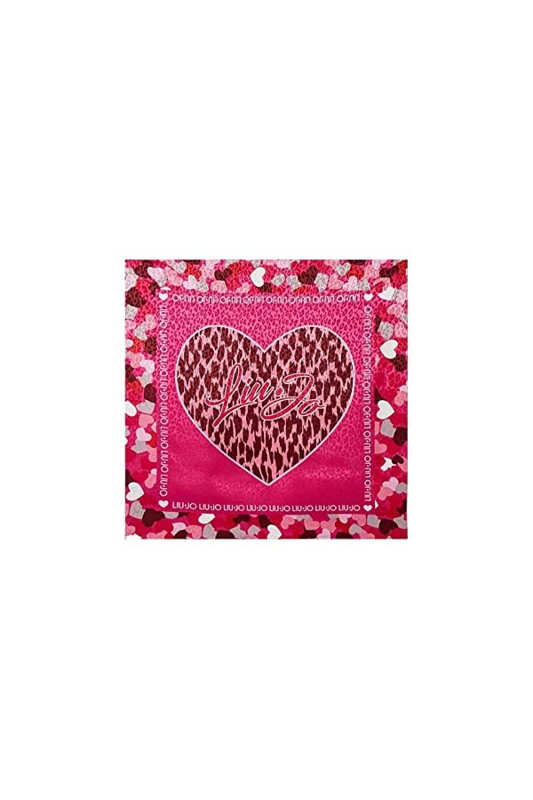 Liu Jo Foulard cuori a stampa cuore lampone light CS23LJ28 2A3127 T0300 FUXIA