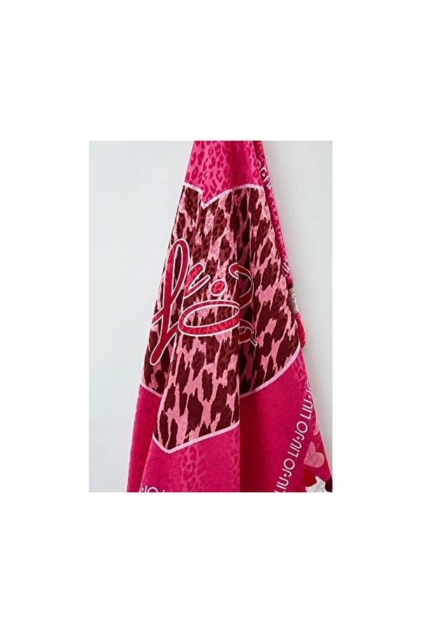 Liu Jo Foulard cuori a stampa cuore lampone light CS23LJ28 2A3127 T0300 FUXIA