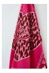 Liu Jo Foulard cuori a stampa cuore lampone light CS23LJ28 2A3127 T0300 FUXIA