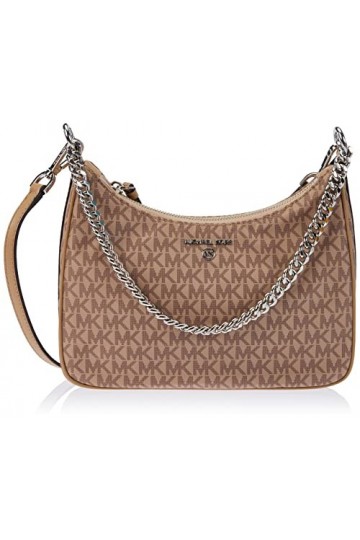 MICHAEL KORS JSET Charm Pouch Should, Bag Women, Camel, Taille Unique