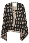 GFM® Châle pashmina imprimé chats en cachemire pour lautomne et lhiver CTSHL , Ctshl-a-02, L