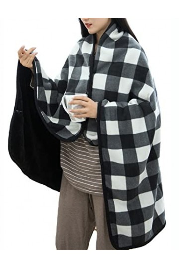 Luotelk Femme Poncho,Tricot Cape Chaude, Poncho Cardigan Femme,Tricot Hiver Couverture Elégante Pour Femme Utilisation Couver