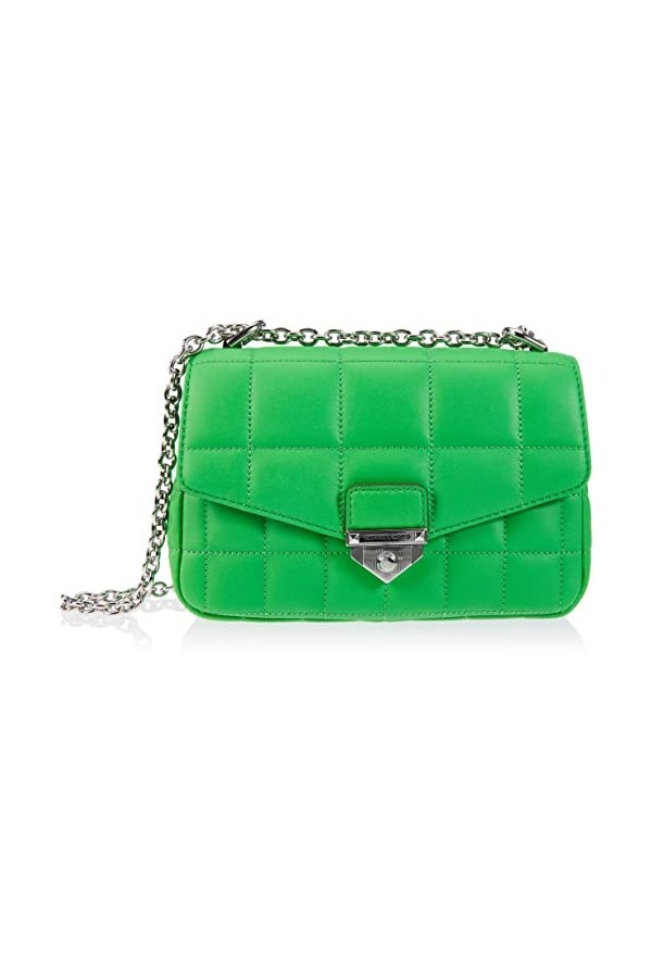 Michael Kors Soho SM Chain Shldr, Bag Women, Palmier, Taille Unique