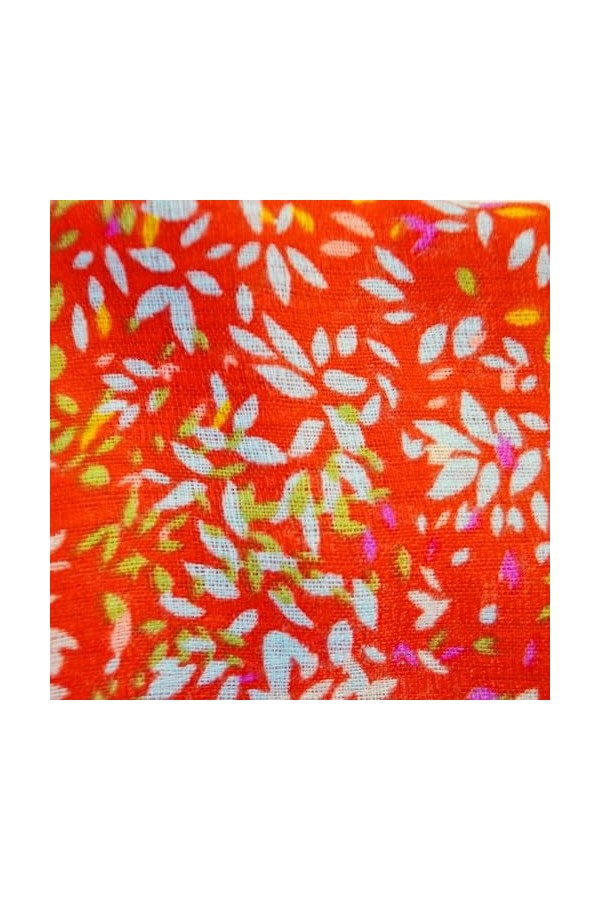 BEAT Châle Style Pashmina Modal Mixte Coton Motif Imprimé Collection 100 x 180 cm Rouge