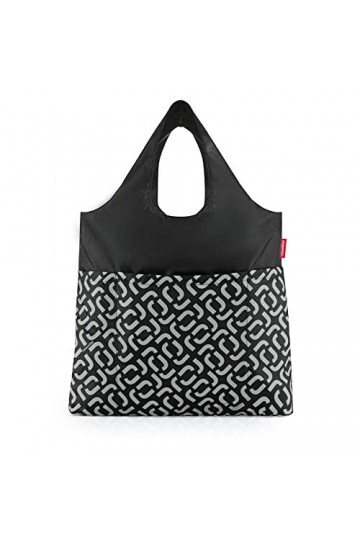 Reisenthel Shopper plus-AV7054, Cabas. Femme, Noir, Taille Unique