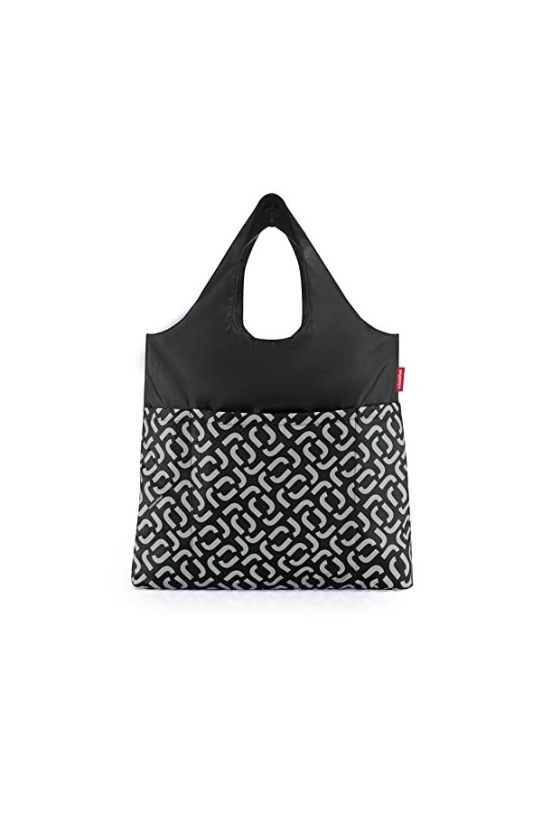 Reisenthel Shopper plus-AV7054, Cabas. Femme, Noir, Taille Unique