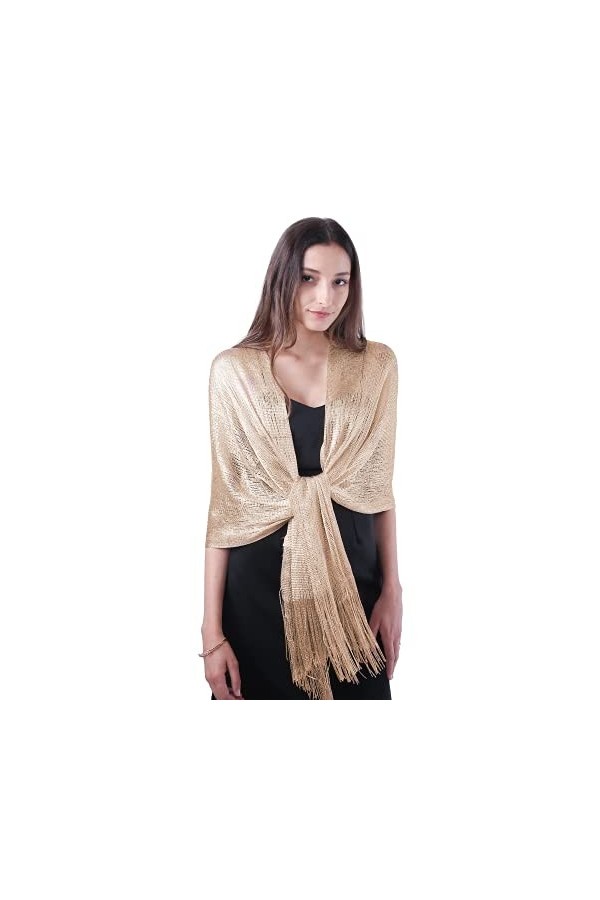 DiaryLook Womens Evening Wrap Stole Shawl Pour le mariage, les parties, demoiselle dhonneur