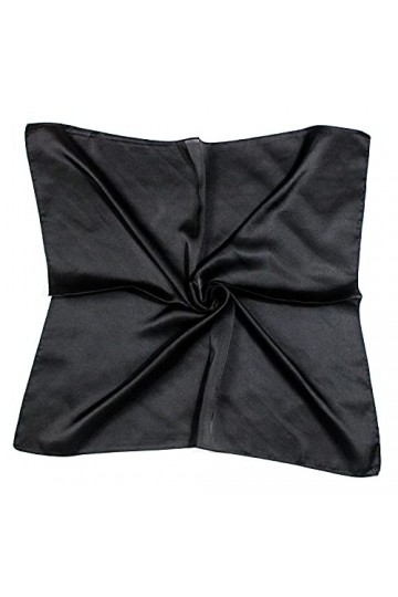 QYX Écharpe Foulards En Soie Femme Soie Carrées Bandanas Léger 70 x 70 cm Pour Dames Cou Décoration