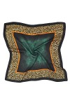 QYX Écharpe Foulards En Soie Femme Soie Carrées Bandanas Léger 70 x 70 cm Pour Dames Cou Décoration