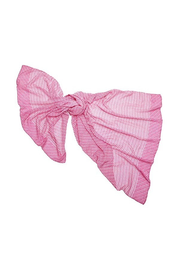BEAT Châle Mixte Modal Coton Type Pashmina Imprimé Collection 100 x 180 cm Rose