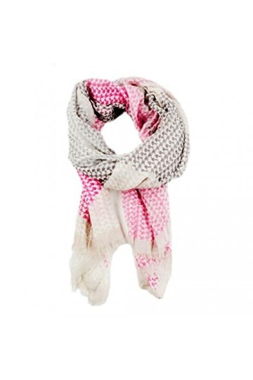 United Labels Peanuts Halstuch Big Snoopy, -0119647 Châle, Multicolore Rosa Grau , Taille Unique Femme