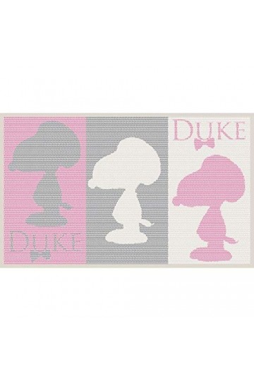 United Labels Peanuts Halstuch Big Snoopy, -0119647 Châle, Multicolore Rosa Grau , Taille Unique Femme