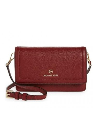 Michael Kors Jet Set Charm Petit téléphone à bandoulière Multicolore Taille unique Brandy , Brandy, Cognac, taille unique