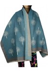 Écharpe dhiver pour femme, motif arbre de vie, cachemire doux au toucher, réversible, châle pashmina, écharpes, couverture, 