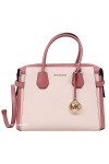 Michael Kors Mercer Sacoche à bandoulière avec ceinture en cuir Rose Taille M, rose, Medium