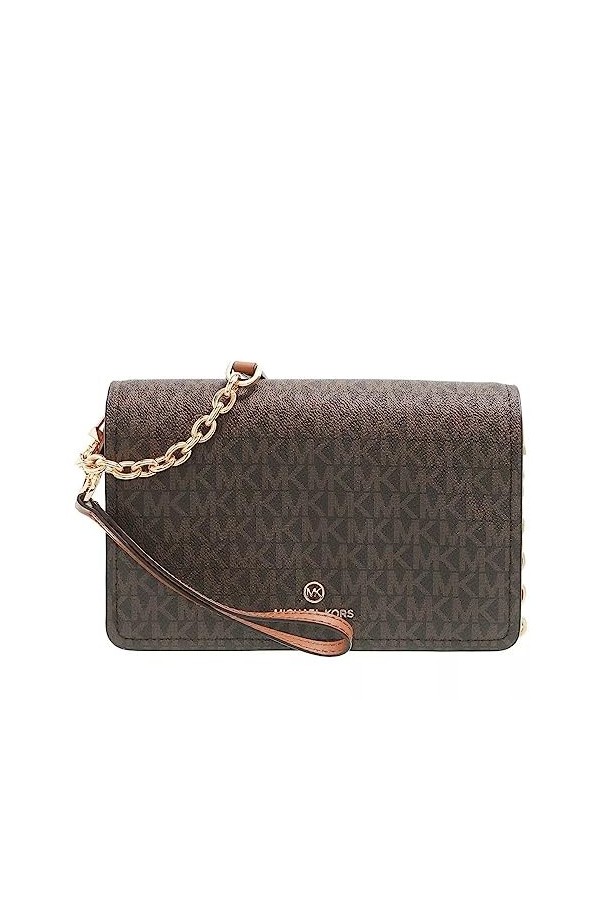 Michael Kors LG Accordian Flap XBODY, Bag Women, BRN/Acorn, Taille Unique