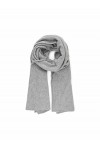 PIECES PCDEBBIE Wool Long Scarf Noos BC Echarpe, Gris Clair chiné, Taille Unique Femme