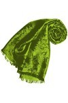 LORENZO CANA Foulard damas pour la femme – écharpe noble avec les mesures de 55 x 190 cm - motif de fleurs - élégant et léger