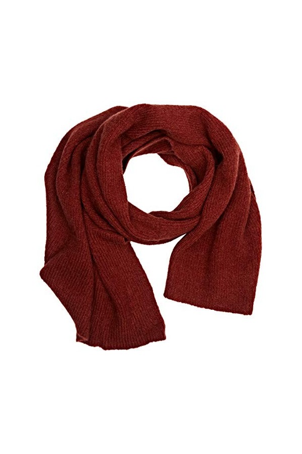SPARKZ COPENHAGEN Roger Scarf Écharpe tricotée, Framboise, Taille Unique Femme