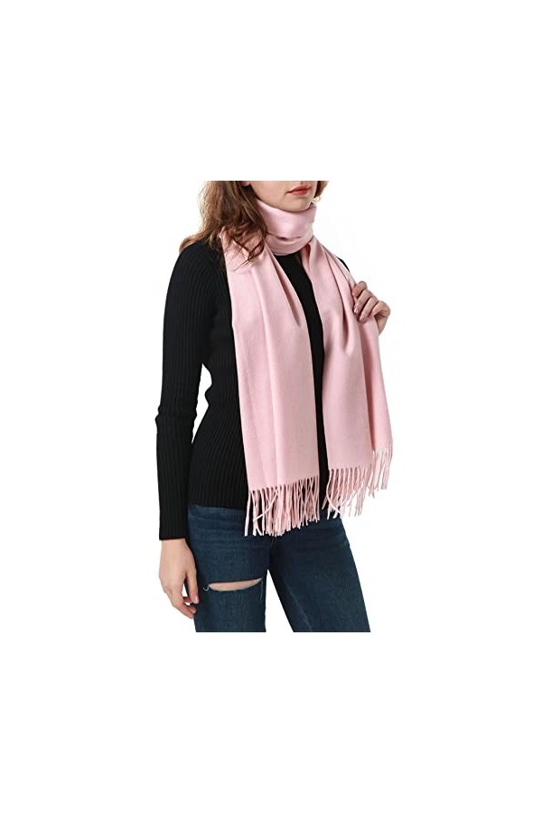 MEANBEAUTY Femmes Écharpe Pashminas Chaud Hiver Fête De Mariage Grande Couverture Douce Et Épaisse Foulards-Vert