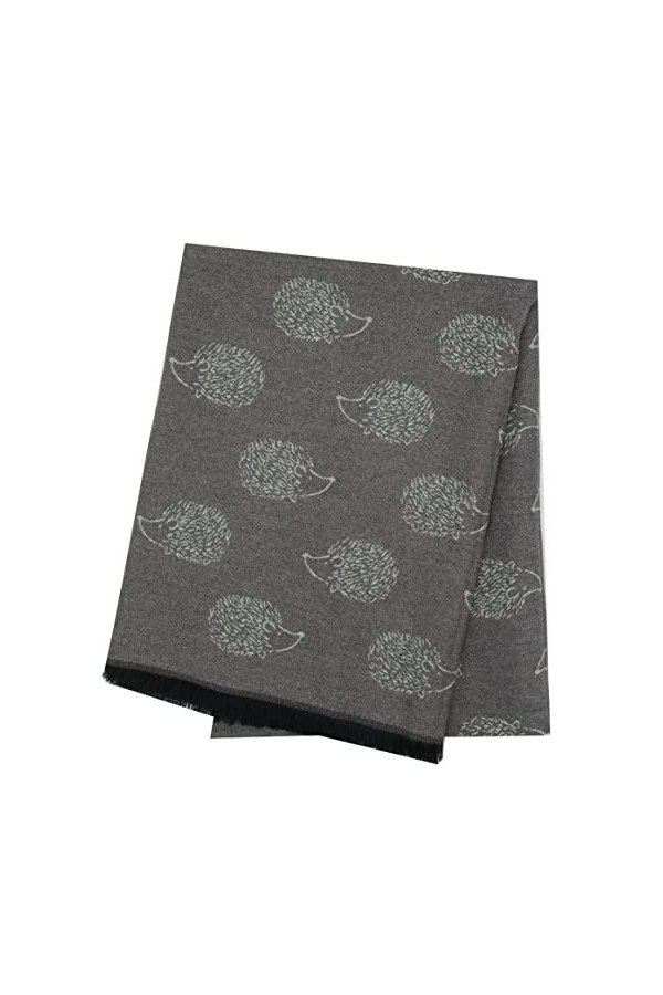 GFM® Écharpe châle hérisson texture cachemire pour lautomne et lhiver HHSHL , HH-10-gris, L