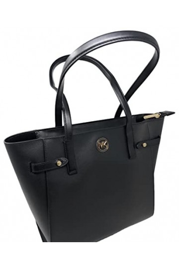 Michael Kors Carmen Sac à main Sac à main Sac à bandoulière Sac à bandoulière Sac à main, Noir , Maße: Ca. 35x26x12 CM