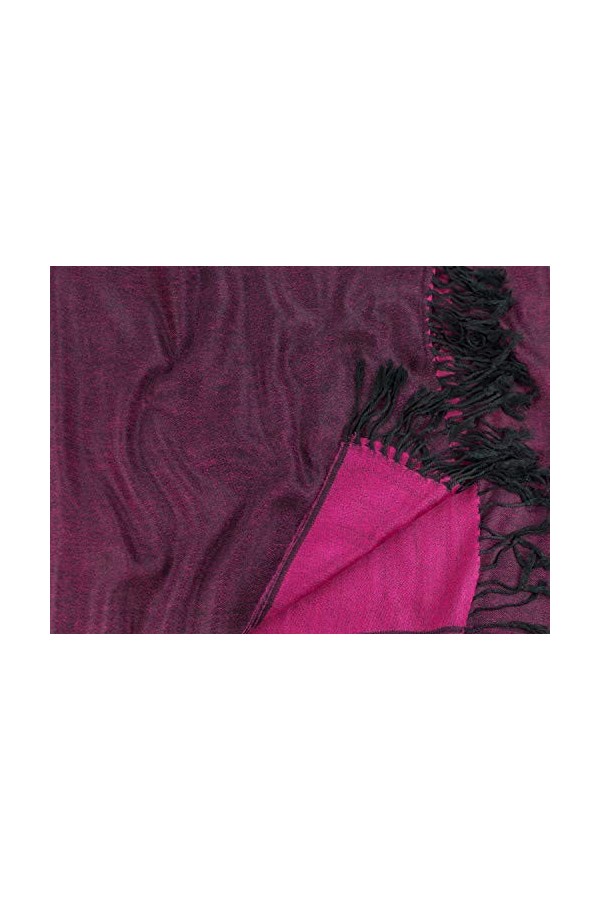 CJ Apparel Châle en pashmina, 60 couleurs - Rose - Taille unique