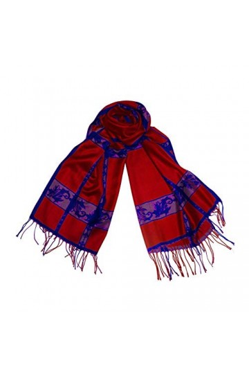 LANSILK Écharpes Foulards Soie Femmes - Foulard en soie de luxe légère respirante, châle, grande écharpe longue élégant en ca