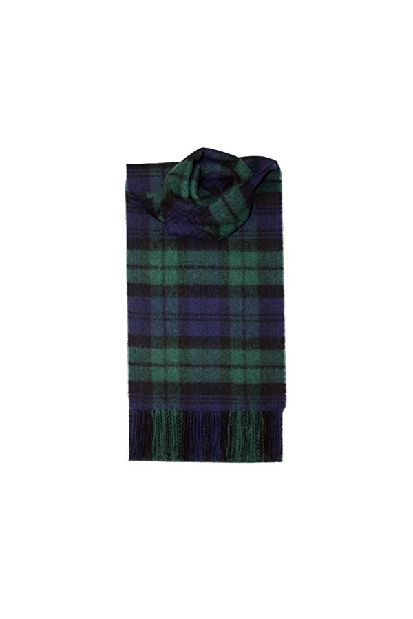 Longue écharpe en laine dagneau brossée - Qualité supérieure Disponibles dans différents tartans - - Taille unique