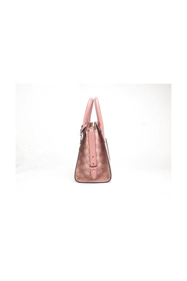 Michael Kors Avril Petit sac à bandoulière avec fermeture éclair sur le dessus Rose MK, rose